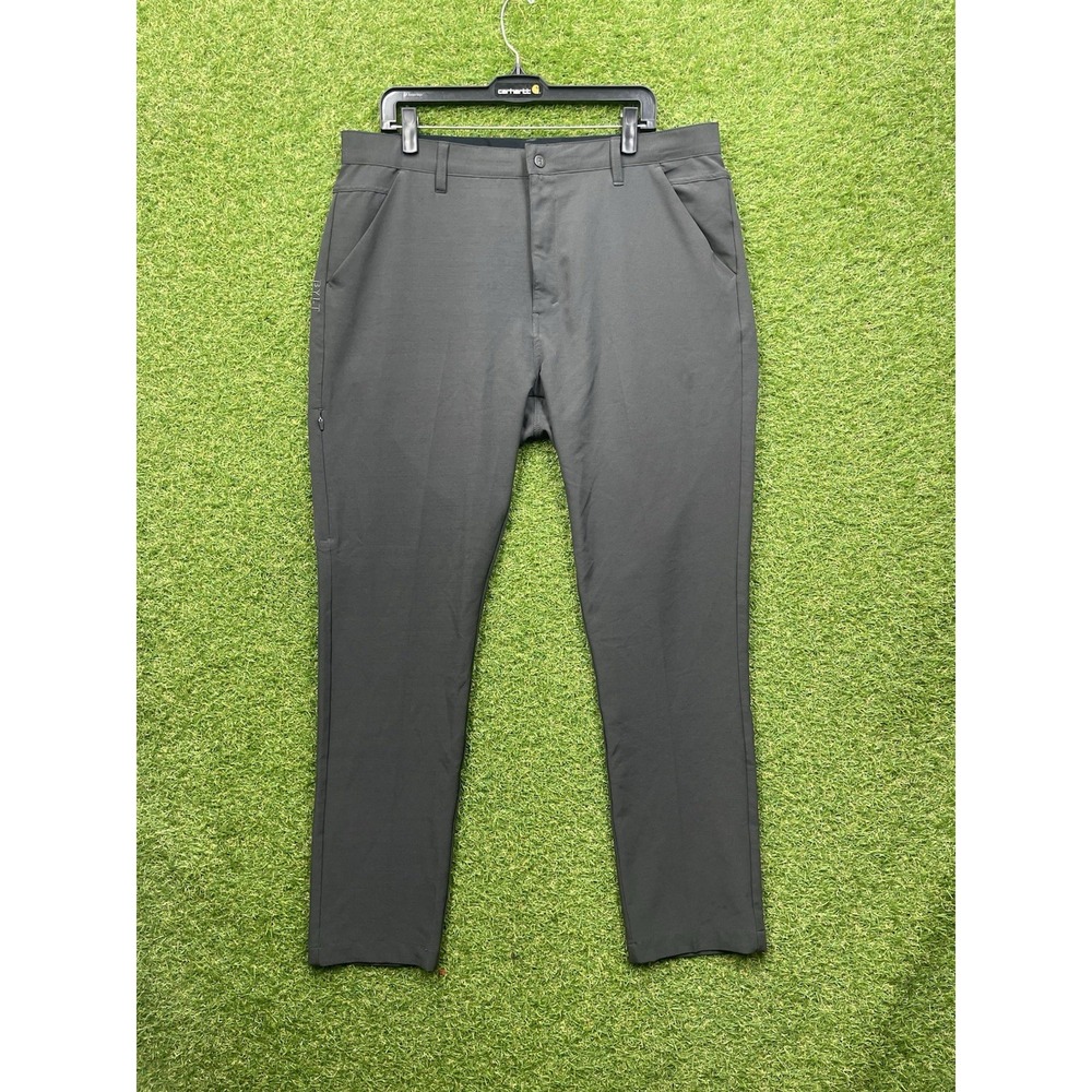 BYLT Kinetic Pant 2.0 Mens 38 Performance Stretch Chino Trousers Dark Gray
